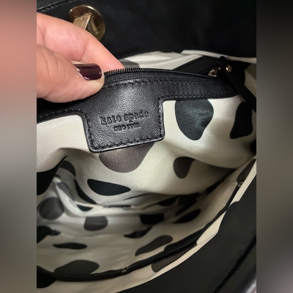 Kate Spade Black Leather Shoulder Bag - Picture 6 of 10